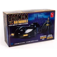 GENERICO - Vehiculo figura batmobile con resina batman figura, negro