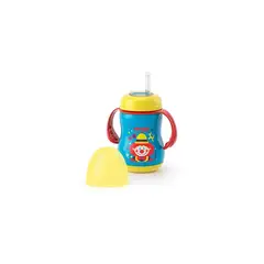 CORCHITO - Vaso entrenador pitillo para niño niña 12m+ sin bpa azul