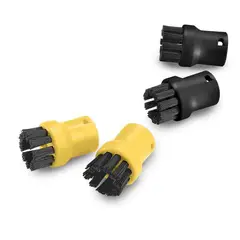 KARCHER - Kit de cepillos circulares quita suciedades para limpiadoras a vapor