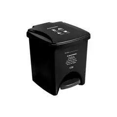 ESTRA - Caneca De Pedal 20 Lt Negra Marcada