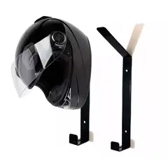 GENERICO - Base Soporte Para Casco Chaqueta De Moto Metal