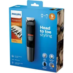 PHILIPS - Maquina cortadora de pelo y afeitadora multigroom 9 en 1