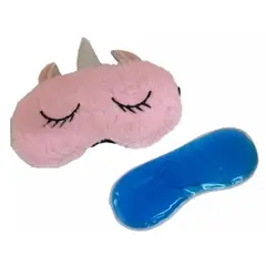 GREEN HANSHENG - Antifaz Para Dormir Con Gel Descansar Mejor Peluche