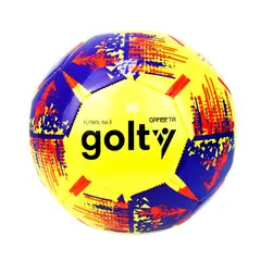 GOLTY - BALÓN DE FÚTBOL PARA NIÑOS GAMBETA III No3 AMARILLO