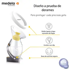 MEDELA - Colector De Leche Materna De Silicona