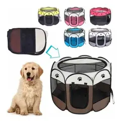 GENERICO - Corral Plegable Para Perro Y Gato Casa Jaula Tienda Portail