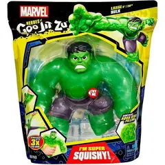 BOING TOYS - Goo jit zu héroe marvel de lujo hulk 20cm 41106 verde stretch