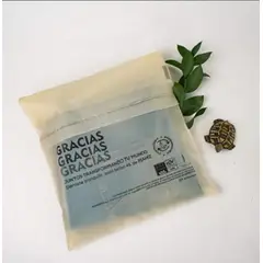GENERICO - Bolsa de Seguridad Ecológica de maíz (30x40)cm x 50 Uds