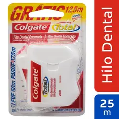 COLGATE - Oferta Hilo Dental Total X 25m X 2und Precio Especia