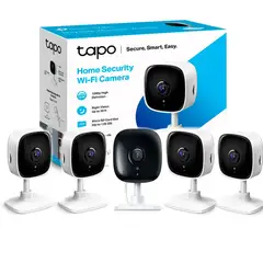 TP LINK - Tapo C100 Cámara De Seguridad Wi-fi Audio Fhd X5 Unidades