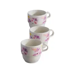 CORONA - Set X3 Pocillos Apilables Rosetta 2014ml