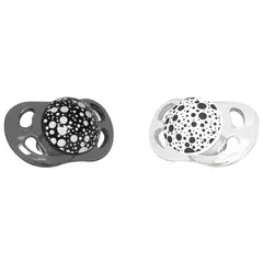TWISTSHAKE - Chupo Negro /blanco 0-6m X 2und