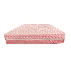 JON DI GROUP SAS - Colchoneta Para Cuna Corral de Bebe 90cm x 60cm x 8cm Rosa