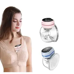 GENERICO - Extractor De Leche Portátil Recargable Free Hand Mz-610 Rosa