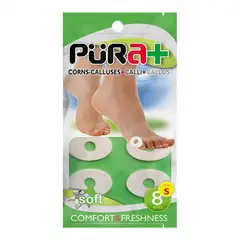 PURA - Protector Dedos Pies Pura+ Ovalos X 6und