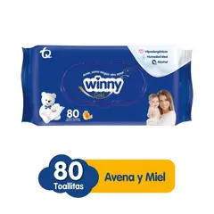 WINNY - Toallitas Avena Miel X 80und