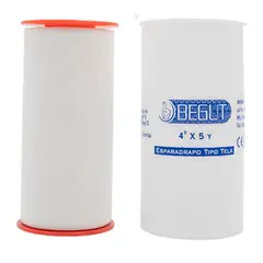 BEGUT - Esparadrapo Tela 4 Pulgadas X 5 Yardas X 1und