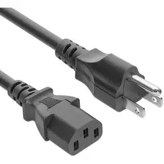 GENERICO - Cable de poder para pc monitores impresoras otros varios tamaños