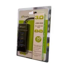 GENERICO - Multi-puerto hub usb 3.0 real con 4 puertos