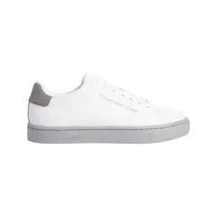 CALVIN KLEIN - Tenis de Cuero para Hombre en Blanco