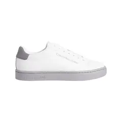 CALVIN KLEIN - Tenis de Cuero para Hombre en Blanco