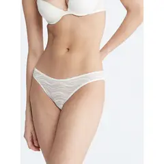 CALVIN KLEIN - Pantie De Encaje Mujer Blanco