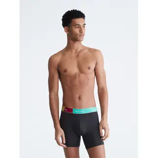 CALVIN KLEIN - Boxer Negro Con Logo para Hombre