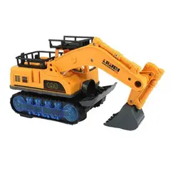 DAYOSHOP - Retroexcavadora Juguete Niños Luz Sonido Ingenio Baterias