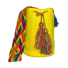 ARTESANAL - Mochila Wayúu Hecha a Mano 100 Original Colombiana WL-12_.