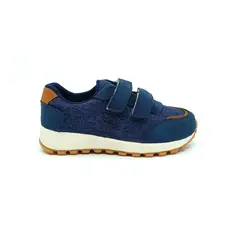 PAPOS - Casuales Leo Azul y Miel - Zapatos Niños