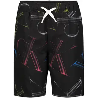 CALVIN KLEIN - Bermuda Con Estampado Negro Niño