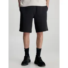 CALVIN KLEIN - Bermuda Negra De Chándal Con Logo