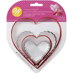 WILTON - JUEGO CORAZONES X 4 UND