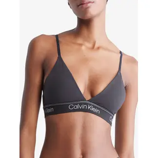 CALVIN KLEIN - Bralette Con Logo Mujer Negro