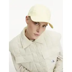 CALVIN KLEIN - Gorra Amarrilla De Algodón Orgánico Para Mujer