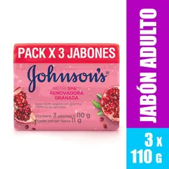 JOHNSON AND JOHNSON - Jabon Johnsons Granada 110G X 3Und.---