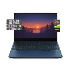LENOVO - AMD RYZEN 7 4800H SSD 1TB RAM 12GB GTX 1650 4GB LED 15.6" FHD