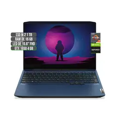 LENOVO - AMD RYZEN 7 4800H SSD 1TB RAM 16GB GTX 1650 4GB LED 15.6" FHD