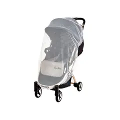 GENERICO - Toldillo mosquitero portátil para coches cuna bebe blanco