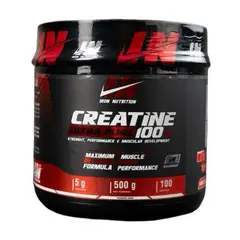 IRON NUTRITION - Creatina Ultra Pure 100% Monohidratada - 100 Serv. Creatina Iron