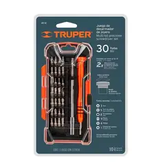TRUPER - Destornillador T8 Juego Precisión 30pzas