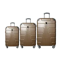 LLG LIULANGGOU - Set X3 Maletas De Viaje 003 En Plástico (18 / 22 / 26 Pulgadas)