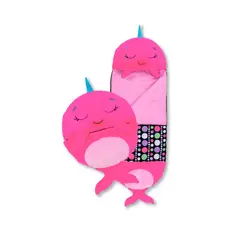 HAPPY NAPPERS - Saco De Dormir Para Niños Narval Rosa Mediano