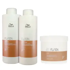 WELLA - ShampooAcondicionadorMascarilla Fusion Litro Reparar