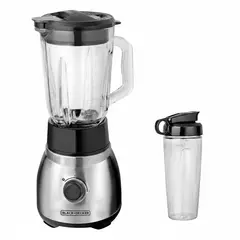 BLACK+DECKER - Licuadora Tricuadora de 750W en Acero Inoxidable BL1650S