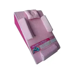 GENERICO - Colchoneta cojín colchón anti reflujo para bebe rosada