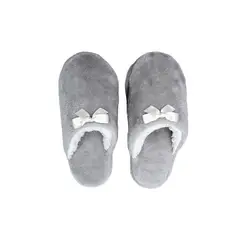 SANTANA - Pantufla Mujer Luisa Gris Claro