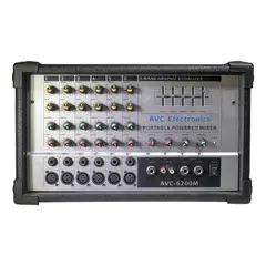 AVC - Consola de Audio AVC-6200M 6 Canales 200 Watts.