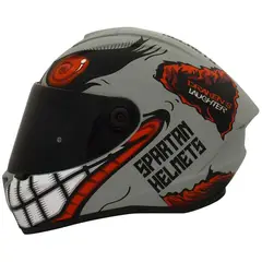 SPARTAN - CASCO MOTO DRAKEN LAGTHER ROJO MATE TALLA M