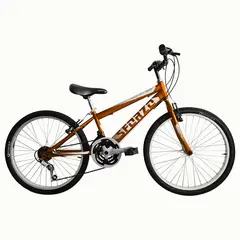 SFORZO - Bicicleta Niño Rin 24 En Aluminio 18 Cambios Roja